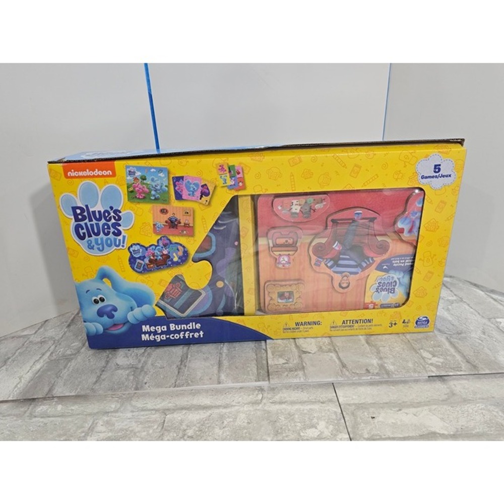 Nickelodeon Blues Clues and You‎ Mega Value Box Spin Master 5 Games Bundle